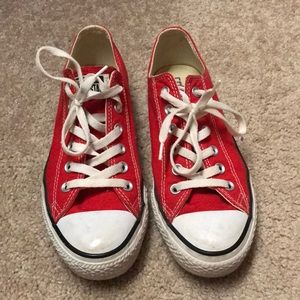 Red converse